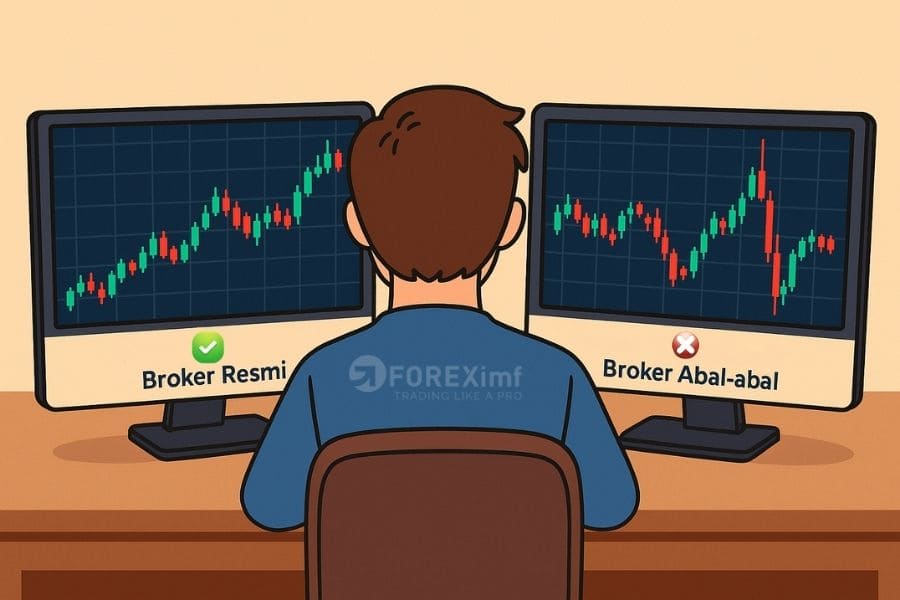 Broker Resmi VS Broker Abal-Abal