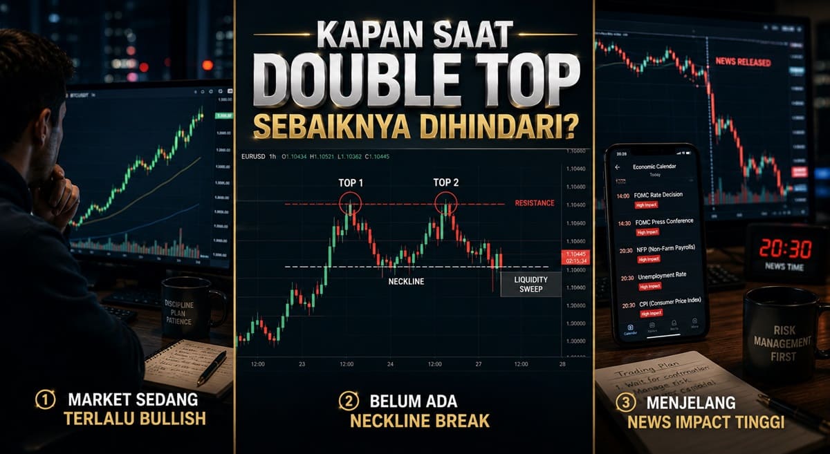 Kapan Saat Double Top Sebaiknya Dihindari?