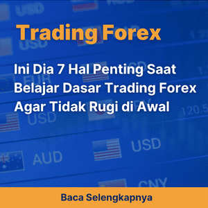 Ini Dia 7 Hal Penting Saat Belajar Dasar Trading Forex Agar Tidak Rugi di Awal