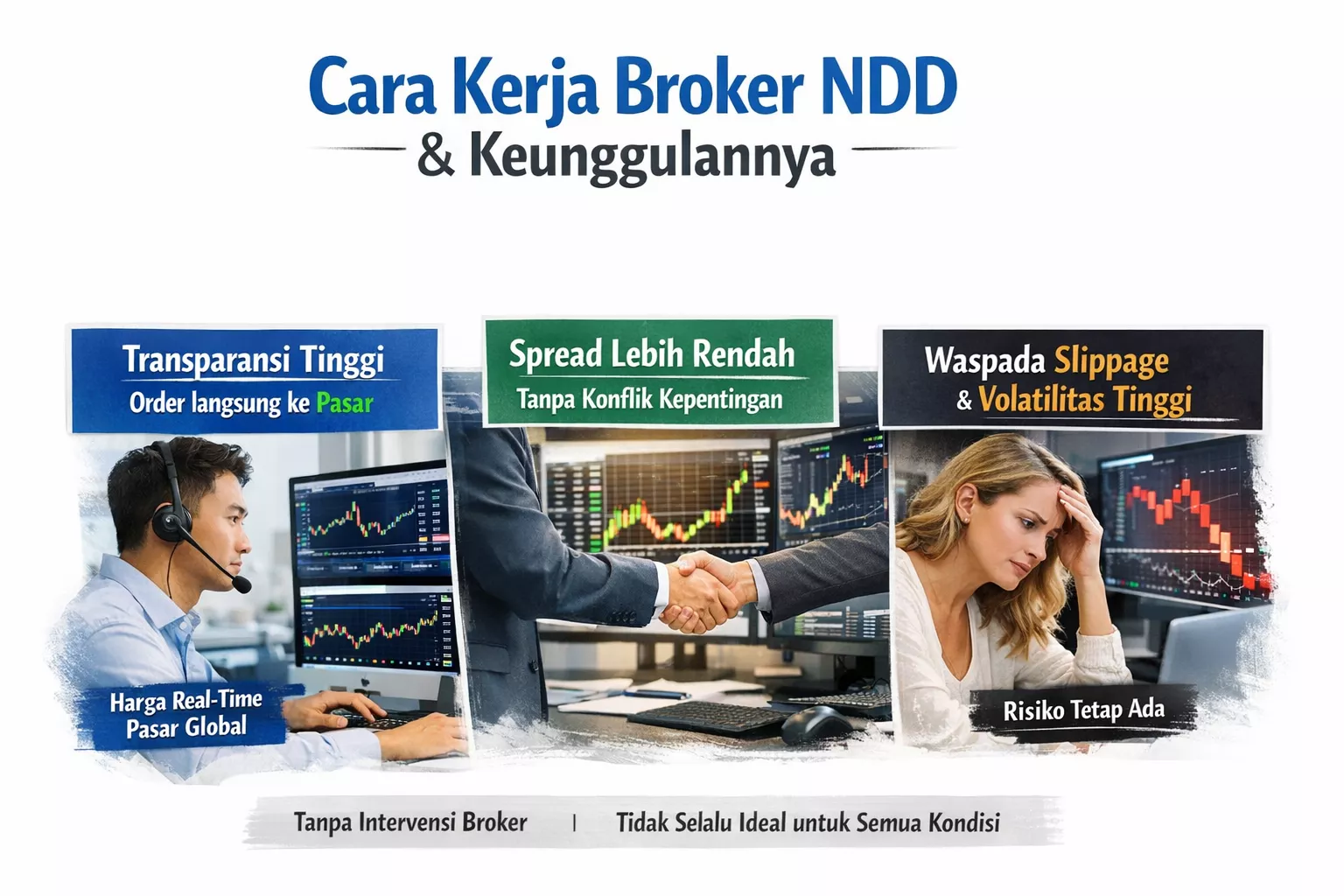 Cara kerja broker NDD