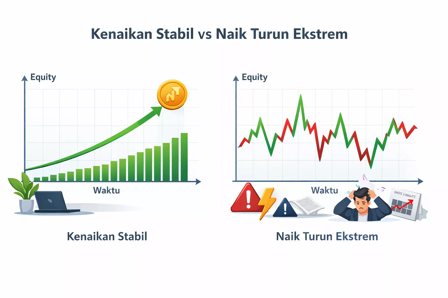 Menjaga konsistensi profit